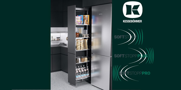 SoftStopp — для плавной остановки, бесшумного закрытия и открытия Kessebohmer в Новосибирске