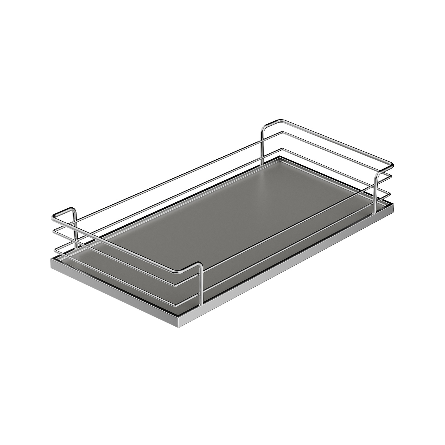 Полка Комфорт II 400 мм Арена КЛАССИК цвет ХРОМ Kessebohmer | официальный магазин