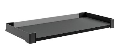 КОМПЛЕКТ Полка-столик выдвижной 450 мм Конеро H 72 W 710-770 мм, черный